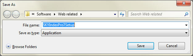 Save As Dialog Example
